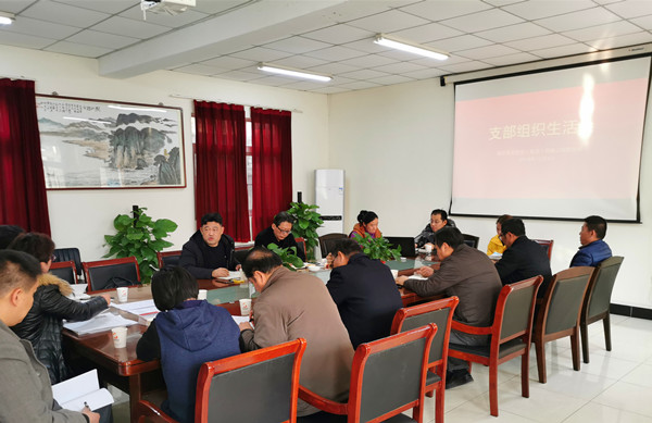 金固集團(tuán)黨支部召開專題組織生活會